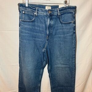 NWT Everlane Women's Way-High® Jean 2.0 in Washed Indigo, Size 31